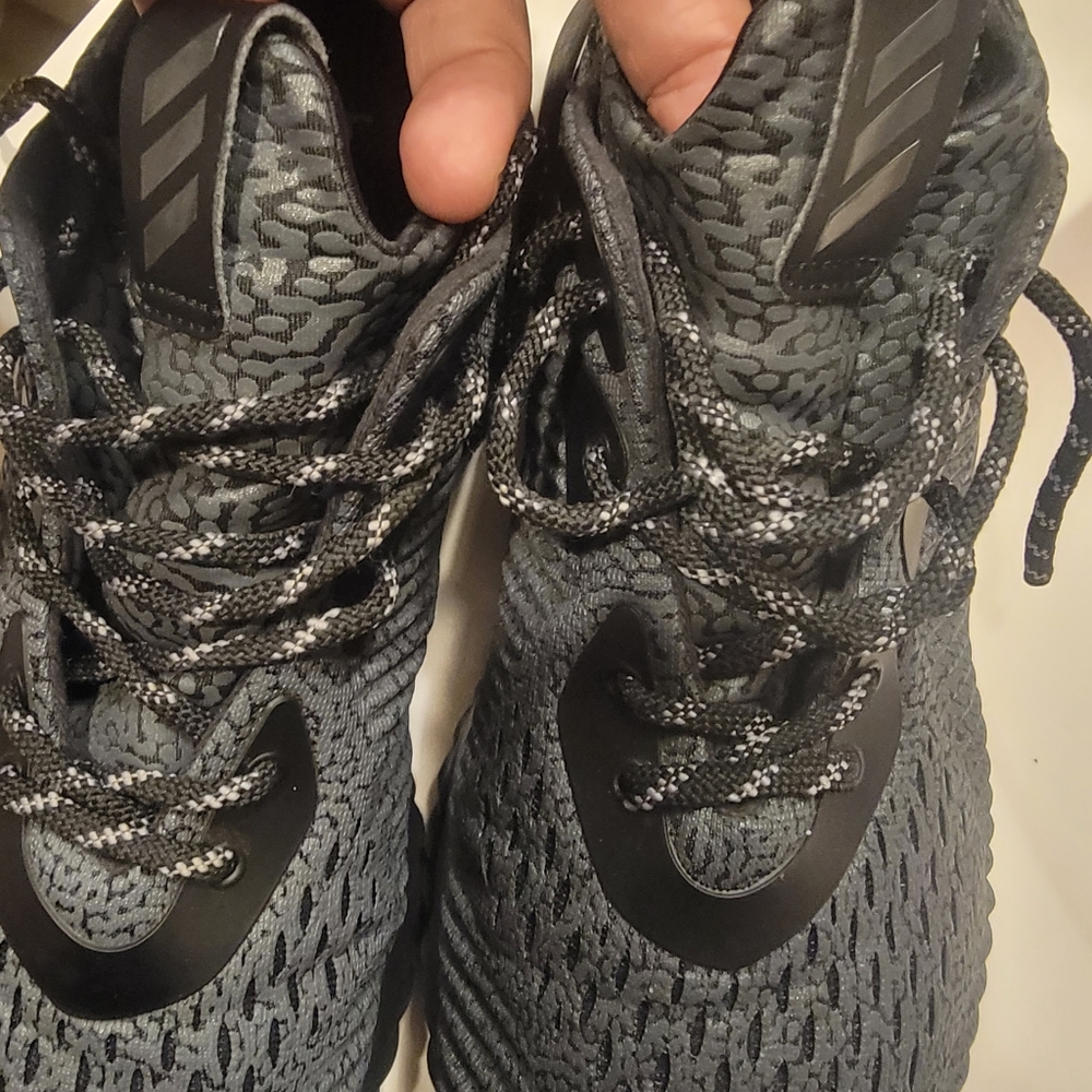 Mens black alphabounce adidas sneakers